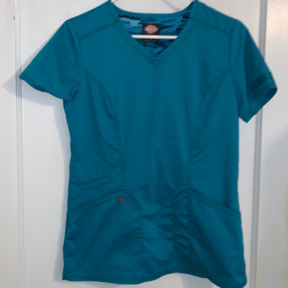 dickies| xs scrub top